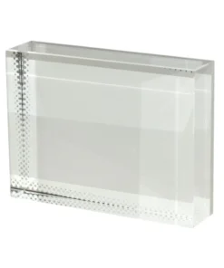 small square crystal frame