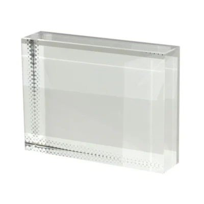 small square crystal frame