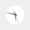 sublimation round clock