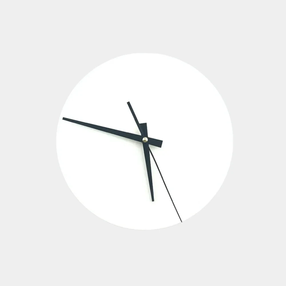 sublimation round clock