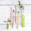 Ensemble 4 brosses à dents en bambou OLA Bamboo – Écologique