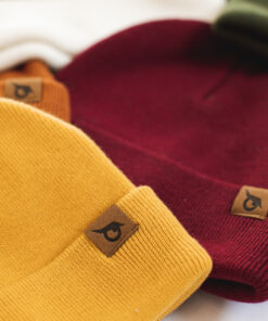 Tuque colorée en mérinos Owly Packs – Cadeau Québec