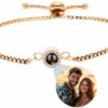 Personalized Photo Projection Bracelets, Customized Memorial Gifts for Women, Men, Family, Couple, Dog, Perfect for Mother's Day, Birthday, Christmas(style5-rosegold) Amazon.ca: Clothing, Shoes & Accessories