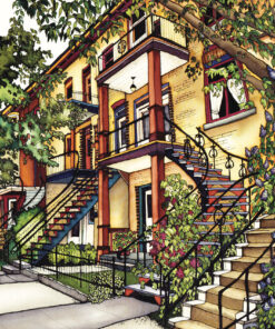 Casse-tête 500 morceaux – L’été sur le Plateau Montréal