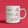 Tasse Papa A+ Jokes D- - Cadeau fête des Pères Québec