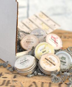Coffret cadeau : 7 baumes à lèvres BÄUM!