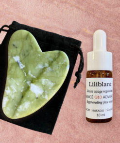 Duo sérum visage & pierre Gua Sha – Soin visage québécois naturel