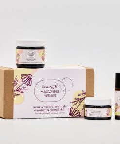 Coffret soin visage camomille pour peaux sensibles et normales