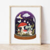 Affiche Terrarium magique – Illustration nature Québec