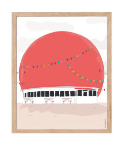 Affiche Orange Julep Montréal – Cadeau iconique québécois