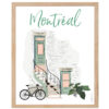 Affiche Le printemps à Montréal – Cadeau nature et saison