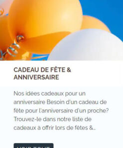 Idées cadeaux