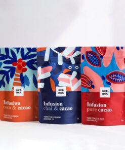 Trios de tisanes de cacao AVANAA