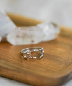 Bague argent rock and roll – Cadeau audacieux pour femme