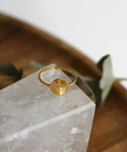 Bague soleil doré – Bijou estival et nature à offrir