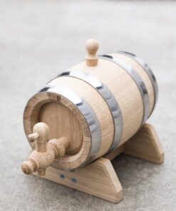 Fût de chêne français pour vieillissement de gin maison
