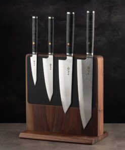 Bloc magnétique en bois pour couteaux Hazaki
