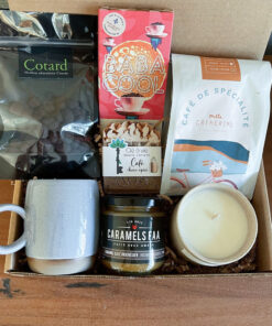 Boîte – Amatrice de café! Coffret cadeau gourmand café