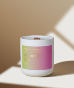 Bougie de soya aux bonbons sûrs – Parfum sucré acidulé