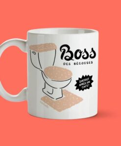 Tasse Boss des bécosses – Cadeau humoristique Québec