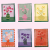Ensemble de 6 cartes de souhaits illustrées florales – Lili Graffiti