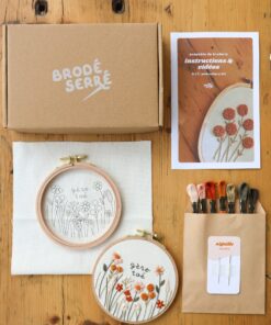 Kit de broderie DIY Temps des fêtes