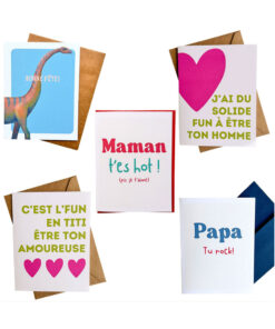 Cartes de souhaits Les Tatoués – Collection québécoise pour toutes occasions