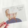 Carte de vœux pour shower de bébé – Souhaits personnalisés