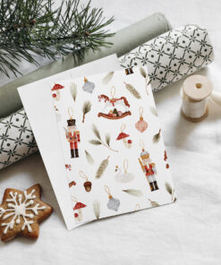 Carte de Noël Casse-Noisette – Illustration de Marie-Lise Québec