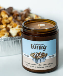 Chandelle Funky parfum poutine québécoise – Cadeau inusité