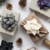 Chou à cadeaux réutilisable en tissu récupéré – Écologique