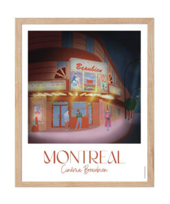 Affiche Cinéma Beaubien – Cadeau déco pour cinéphile