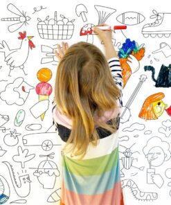 Affiche géante à colorier – Cadeau enfant Québec