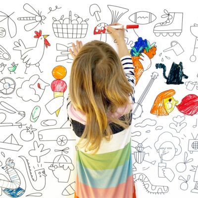 Affiche géante à colorier – Cadeau enfant Québec