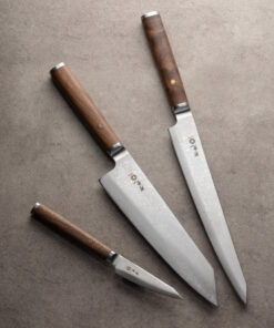 Ensemble de 3 couteaux japonais Hazaki – Cadeau parfait