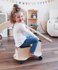 Scooter 360 en bois fabriqué au Québec pour enfants