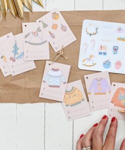 Étiquettes de cadeaux de Noël Lili Graffiti – Identifiez vos présents