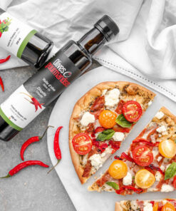 Huile d’olive piquante au piment chipotle – Cadeau épicé Québec