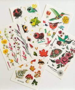 Kit de tatouage temporaire La nature – Coffret cadeau québécois