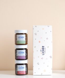 Coffret trio de caramels choco-café – Cadeau gourmand La Lichée
