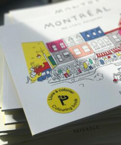 Livre à colorier Montréal – Cadeau local et créatif