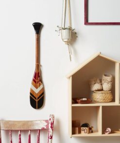 Mini pagaie décorative Onquata – L’Aurore – Cadeau Québec