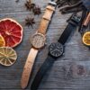 Montre en bois et liège avec choix de bois du boîtier