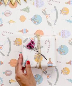 Papier d’emballage cadeaux des fêtes – Motifs Lili Graffiti