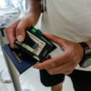Portefeuille en métal avec protection RFID