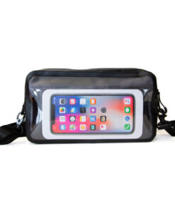 Sac bandoulière noir étanche K5 – Protection eau et sable