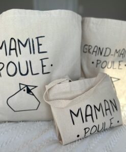 Sac fourre-tout Maman, Mamie ou Grand-maman poule – Cadeau pratique