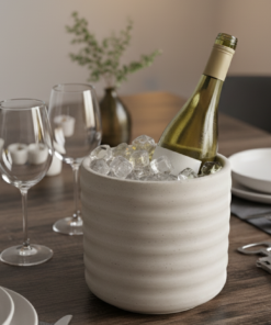 Pot en béton multifonction Améthyste – Seau à glace et cache-pot design