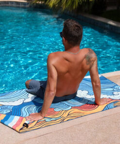 Serviette microfibre Été chaud – Voyage et plage Québec