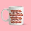 Tasse Amour, bonheur, santé & bacon - Cadeau Québec amateur bacon